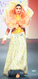 This JJ Valaya creation stirs our imagination.