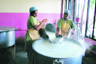 SWEET SUCCESS: As much as 60 quintals of food is prepared everyday for 20,000 children in schools in the Chandigarh area