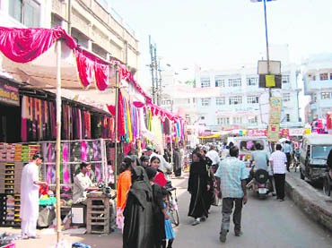 A sprawling market has come up where tawaifs once ruled from their apartments
