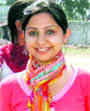 Jasleen Kaur of BCM College of Education, Ludhiana, who stood first in BEd in the district securing 888 marks out of 1100.
