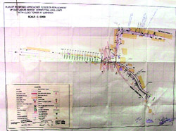 The layout of the Lakkar bridge.