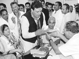 INLD candidate Yograj Singh 