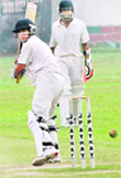 A match in progress at DAV School Sector 8