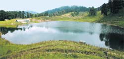 Massar Tal, a meadow in Uttarakhand; and (below) Niti valley in Chamoli district