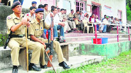 Security has been beefed up following a clash between a football team and spectators in District Football League on Saturday.