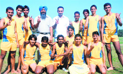The winners in a jubilant mood in Chandigarh 