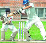 A match in progress in Chandigarh 