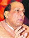 BJP president Rajnath Singh