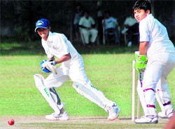 A match in progress at YPS, Mohali, on Friday.