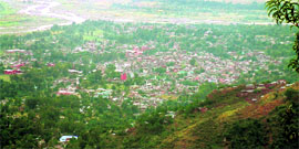 A view of Poonch town.