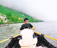 A file picture of Naini Lake in Nainital.