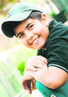 Feroz Singh Garewal of Chandigarh is all smiles after occupying the top slot in the Indian Golf Union Merit List for the C category.
