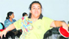 A match in progress during the Inter-school TT tournament in Dehradun
