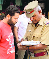 The police records the statement of the cousin of the youth who shot himself at Chandigarh on Wednesday.