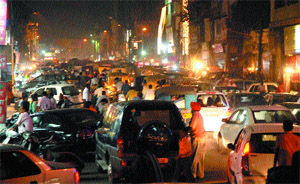 Heavy rush and bad traffic management left Jalandhar residents a harried lot on Thursday