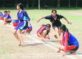 Uttarakhand kho-kho players practise in Dehradun