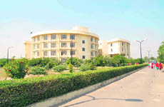 A view of the Mata Harki Devi group of educational institutions at Odhan in Sirsa.
