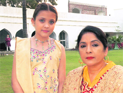 Neena Gupta along with her daughter in  Ludhiana