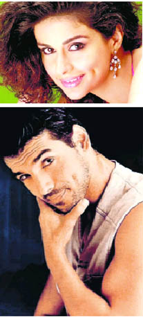 Actors John and Gul have a natural dimpled smile