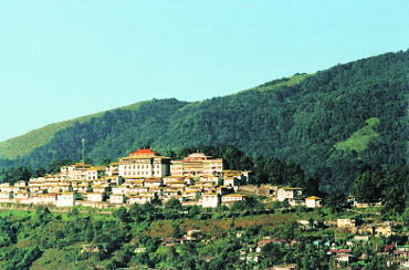 A view of the Tawang monastery