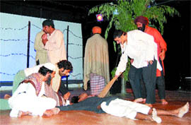 Toba Tek Singh being staged.