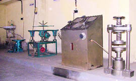 The road-testing equipment of the Ludhiana Municipal Corporation that has never been used.