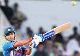Indian skipper MS Dhoni struck a breathtaking 124 as India put up an all-round display to crush Australia by 99 runs in the second one-dayer at the VCA grounds in Nagpur on Wednesday to level the seven-match series 1-1
