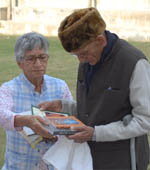 Gandharv Singh takes a look at books exhibited at the stalls on the occasion.
