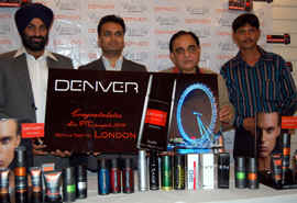 Saurabh Gupta, Managing Director of Denver brand of Vanesa Inc company, launches its product in Amritsar.