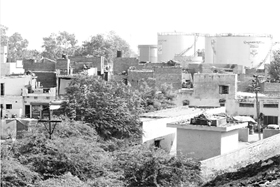 A Hindustan Petroleum depot near a residential area poses threat to the lives of residents at Ambala Cantonment.