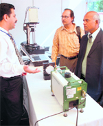 Delegates at the international conference on optics and photonics at the CSIO on Saturday.