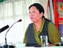 Gyari Dolma, deputy speaker of Tibetan Parliament-in-exile
