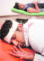 Aditya Jaitly, a photojournalist, who was seriously injured by armed assailants in Ludhiana on Sunday.
