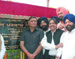 Minister for Local Bodies Manoranjan Kalia inaugurates the new building of the Municipal Corporation of Jalandhar on Wednesday