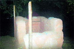 This bunker in Bagla village of Kalakot tehsil was, till a few days ago, manned by security forces round-the-clock, but now all such bunkers in the village wear a deserted look.