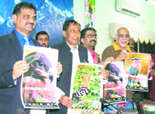 Uttarakhand Forest Minister Bisan Singh Chufal at the flagging-off ceremony of the Himalayan Bird Count in Dehradun on Saturday.