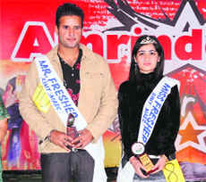 Mr and Miss fresher at RIMT youth festival in Mandi Gobindgarh.