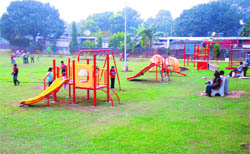 A view of Nehru Park, Sector 22, Chandigarh.