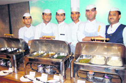 Chefs at the Garhwali Food Festival in Dehradun. 