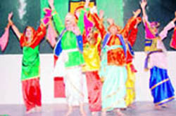 Students of Stepping Stones School perform at annual day functions in Dehradun on Wednesday