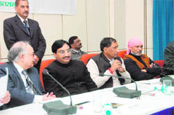 Chief Minister Ramesh Pokhriyal Nishank at a workshop held at the FRI, Dehradun, on Wednesday. 