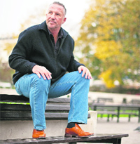Former England cricketer Sir Ian Botham at the launch of the Beefys Great Forget Me Not Walk in central London, on Tuesday.