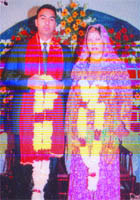 One of victims, Sukhwinder Kaur, with her husband Sukhpreet Singh.