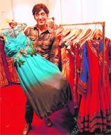 Designer Khalid showcases his trousseau collection