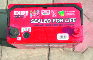 The Exide Metrix battery is priced at Rs 3,831. It has a five-year warranty