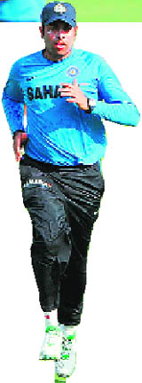 VVS Laxman trains in Ahmedabad on Sunday.