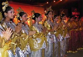 Students of M.R. International School perform Krishna Leela at Sector 14 in Faridabad