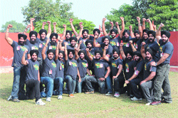 Participants of Mr Singh International in Amritsar. 