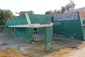 The Red Cross District Disability Rehabilitation Centre presents a deserted look in Bathinda