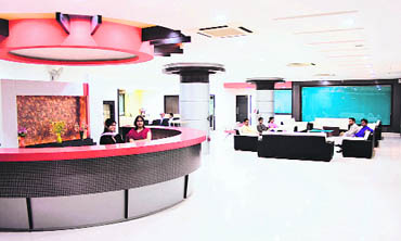 Swish interiors of different coaching institutes reflect 